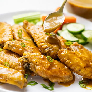 CURRIED CHICKEN WINGS