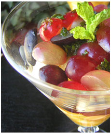 Black Grape Parfait