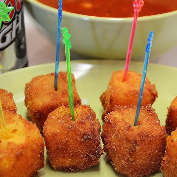 Fried Cheddar Cubes