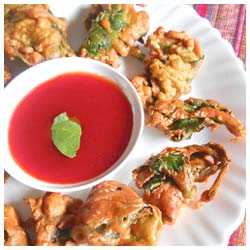 Crunchy Spinach Chat
