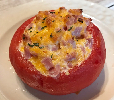 Ham Stuffed Tomatoes