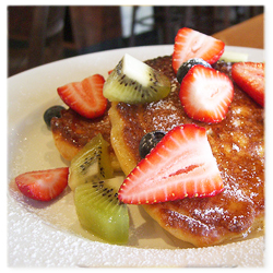 Honeyed Ricotta with Summer Fruits